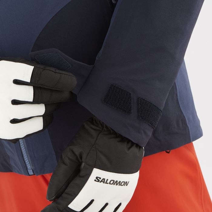 Salomon BRILLIANT Muške Jakne Indigo Crvene | P2CduIho