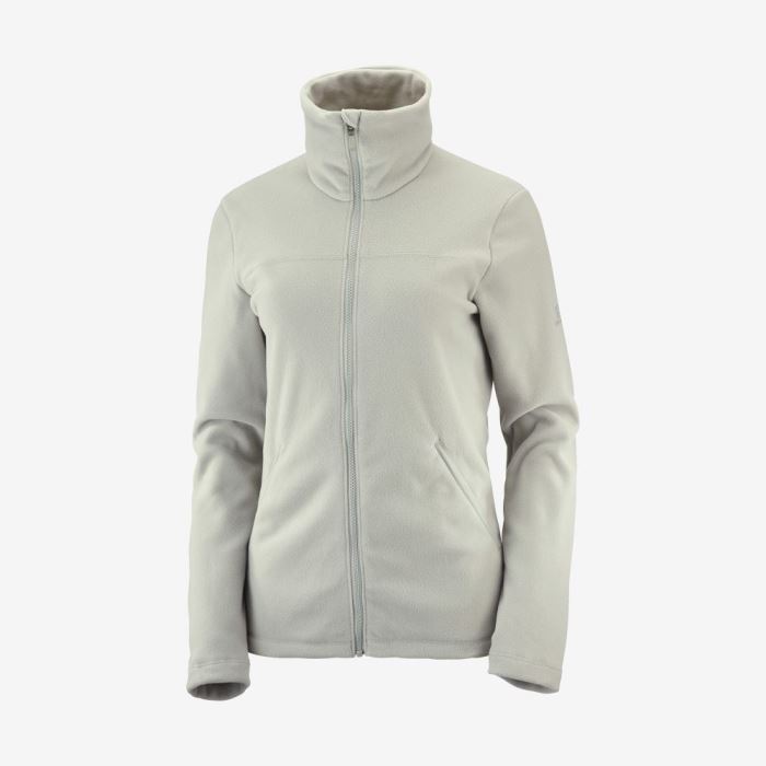 Salomon ESSENTIAL COSY FLEECE Ženske Midlayers Wrought Iron | HWbwwAef