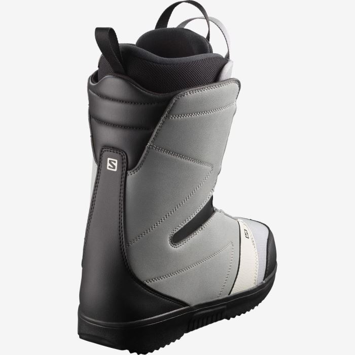 Salomon FACTION BOA Muške Čizme Za Snowboard Sive Crne Bijele | 70EjXz8V