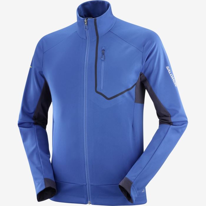 Salomon GORE-TEX INFINIUM™ WINDSTOPPER® PRO Muške Jakne Plave | CJDJtTRo