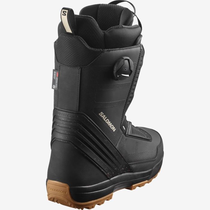 Salomon MALAMUTE DUAL BOA Muške Čizme Za Snowboard Crne Crne Crne | HBgSb9gv