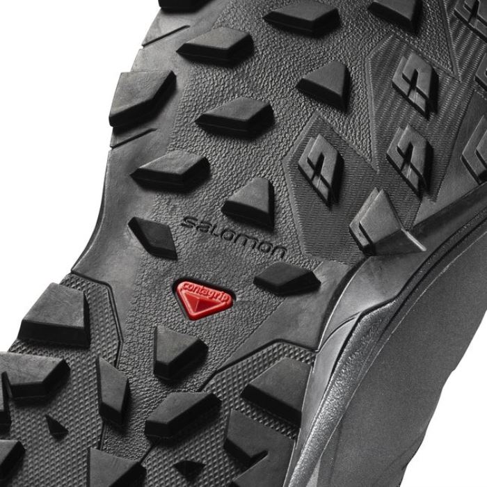 Salomon OUTBLAST THINSULATE™ CLIMASALOMON™ WATERPROOF Muške Cipele Za Hodanje Crne Crne Crne | Vkqedvog