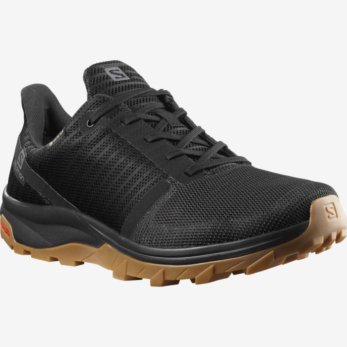 Salomon OUTBOUND PRISM GORE-TEX Muške Cipele Za Planinarenje Crne Crne | u0V4xsNZ