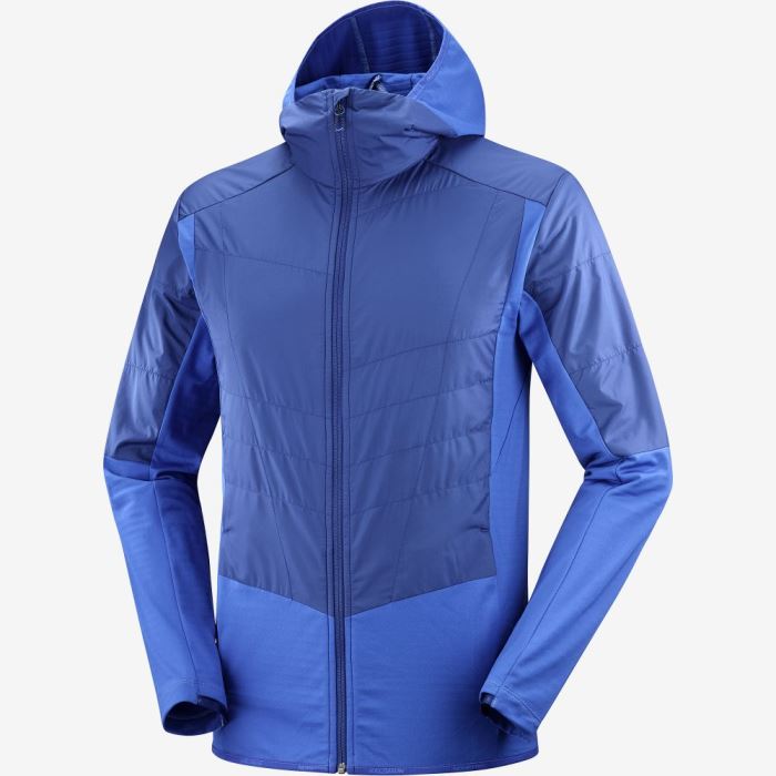 Salomon OUTLINE ALL SEASON HYBRID Muške Midlayers Plave Tamnoplave | rYkQrLfr