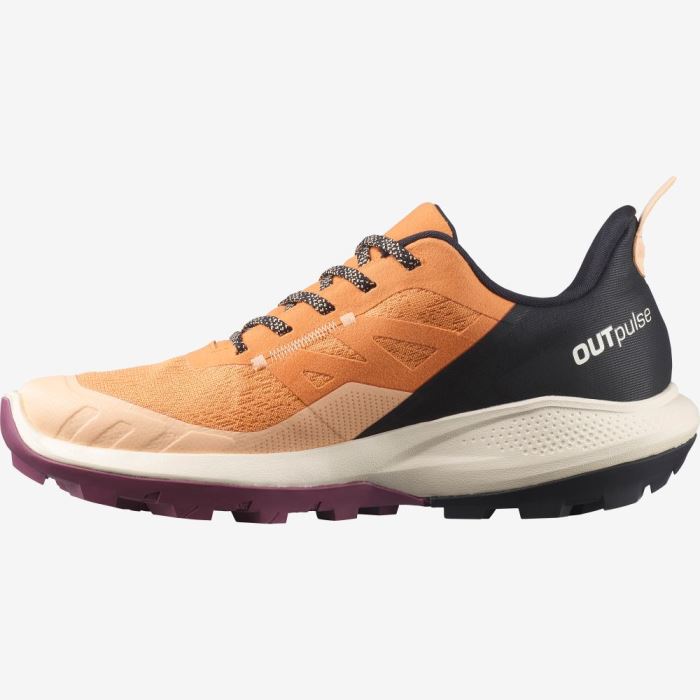 Salomon OUTPULSE GORE-TEX Ženske Cipele Za Planinarenje Boje Marelice Crne | UZPq52WI