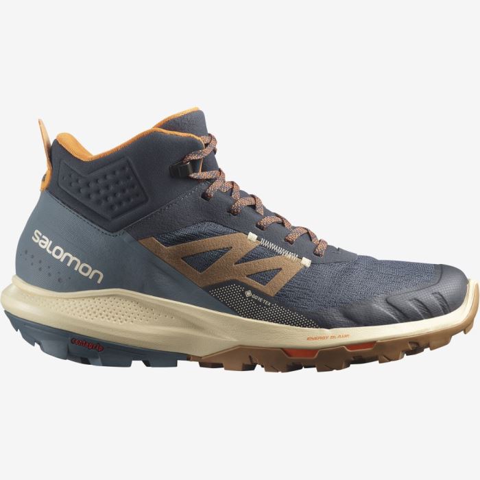 Salomon OUTPULSE MID GORE-TEX Muške Cipele Za Planinarenje Narančaste | QrqhUtGw