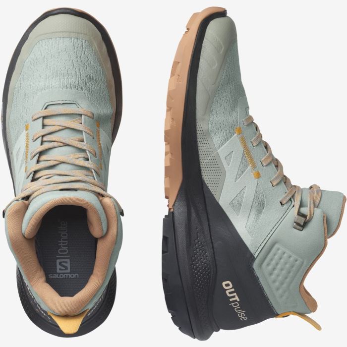 Salomon OUTPULSE MID GORE-TEX Ženske Cipele Za Planinarenje Narančaste | fpGnkGoG