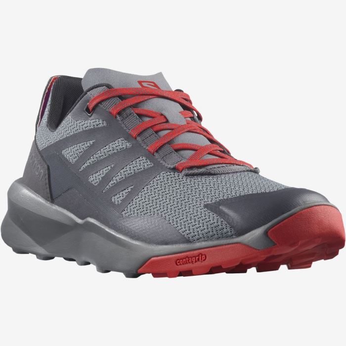 Salomon PATROL Muške Cipele Za Planinarenje Quiet Shade / Magnet / Goji Berry | WTdHm6Go