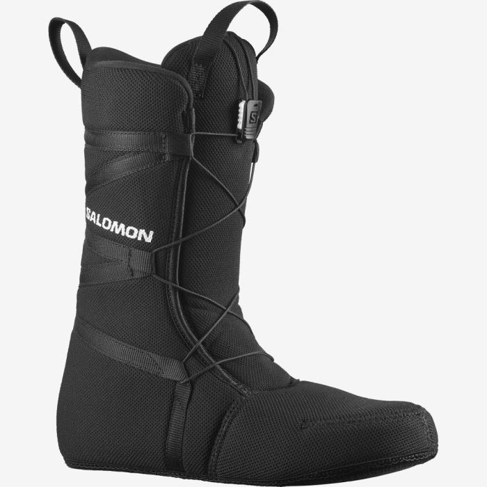 Salomon PEARL BOA Ženske Čizme Za Snowboard Crne Bijele Zlatne | kdxRf7b5