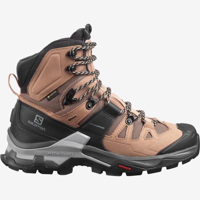 Salomon QUEST 4 GORE-TEX Ženske Cipele Za Planinarenje Krem | te1NJ0g7