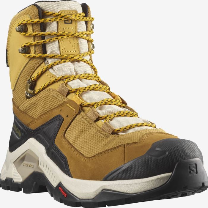 Salomon QUEST ELEMENT GORE-TEX Muške Cipele Za Planinarenje Cumin / Bleached Sand / Saffron | lBokcEpY