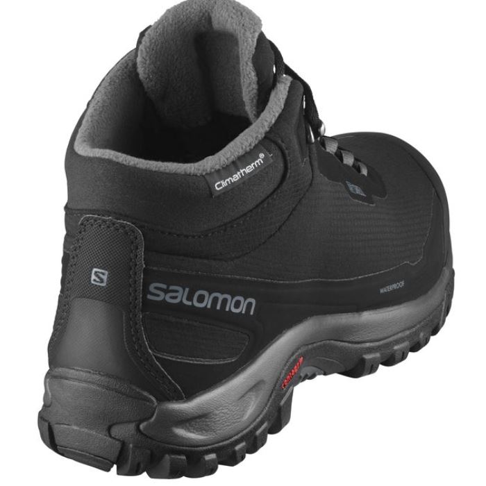 Salomon SHELTER CLIMASALOMON™ WATERPROOF Muške Cipele Za Hodanje Crne Crne | qo3AU4oO