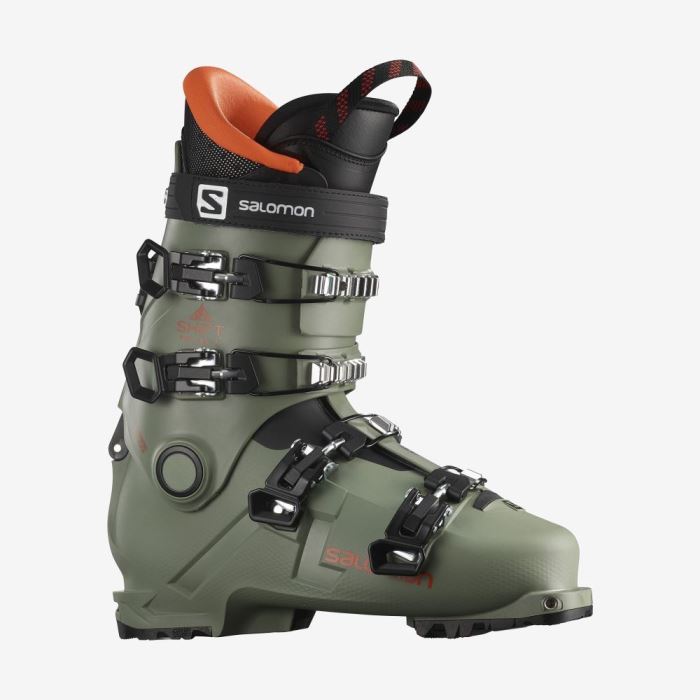 Salomon SHIFT PRO 80T AT Dječje Ski Boots Zelene Crne Narančaste | IW69eWKJ