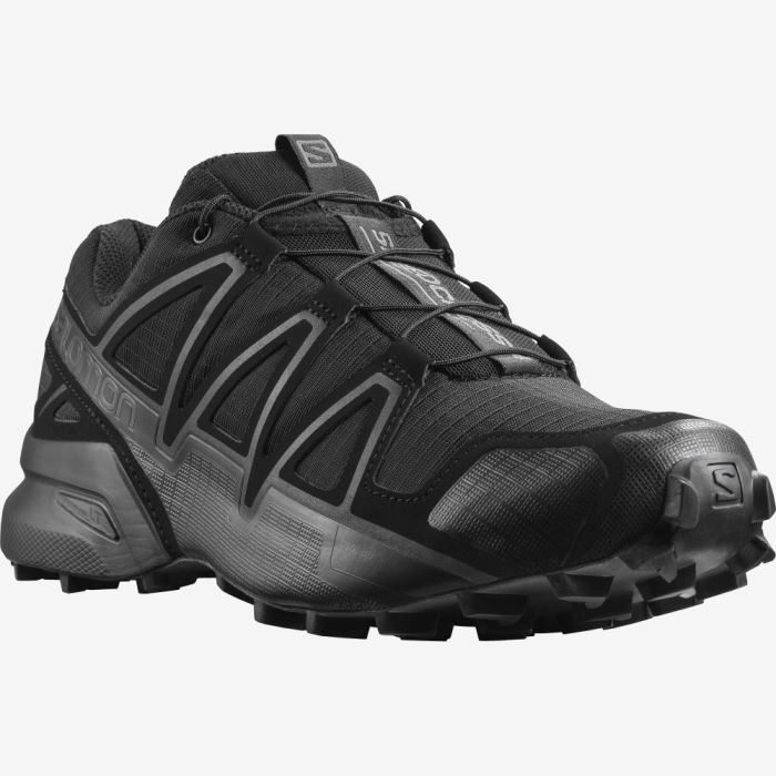 Salomon SPEEDCROSS 4 WIDE FORCES Muške Forces Crne Crne | EizUageJ