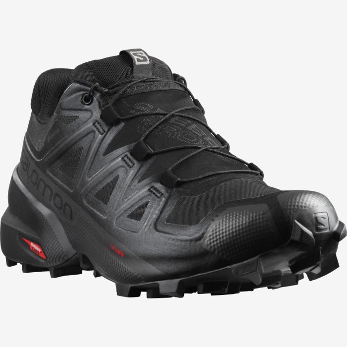 Salomon SPEEDCROSS 5 GORE-TEX Muške Tenisice Za Trčanje Crne Crne | lemoq9TJ