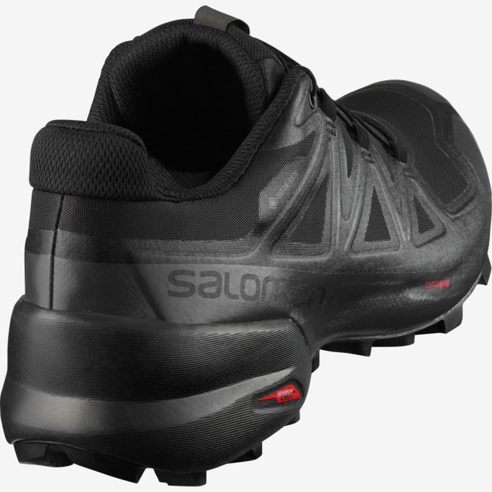 Salomon SPEEDCROSS 5 GORE-TEX Muške Tenisice Za Trčanje Crne Crne | lemoq9TJ