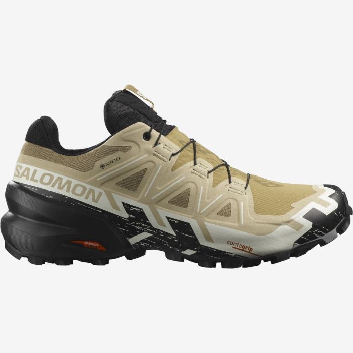 Salomon SPEEDCROSS 6 GORE-TEX Muške Tenisice Za Trčanje Crne | 2eisBTjt