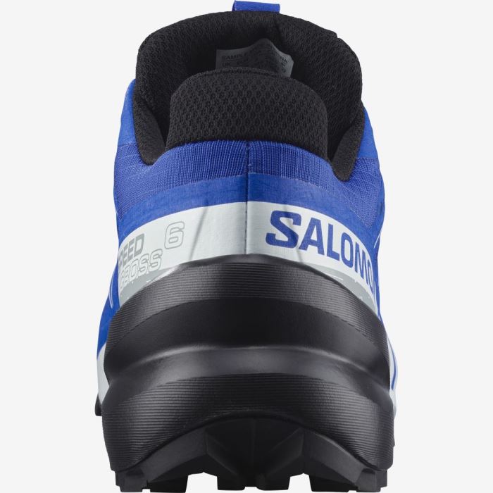 Salomon SPEEDCROSS 6 GORE-TEX Muške Tenisice Za Trčanje Plave Crne Bijele | MJ9FdG1i