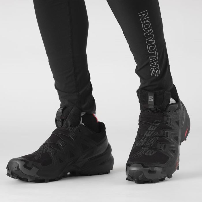 Salomon SPEEDCROSS 6 GORE-TEX Muške Tenisice Za Trčanje Crne Crne | cYPa6CVm