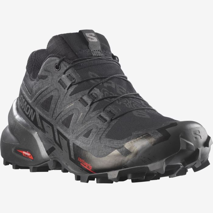 Salomon SPEEDCROSS 6 GORE-TEX Ženske Tenisice Za Trčanje Crne Crne | zp7gO9T8