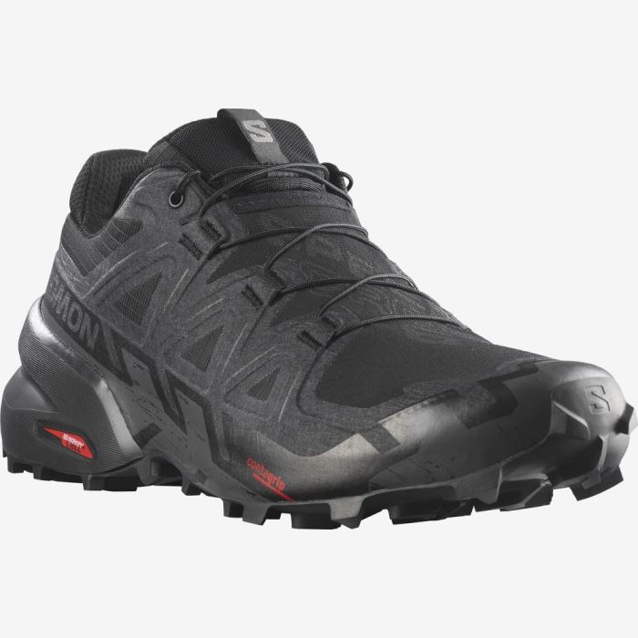 Salomon SPEEDCROSS 6 WIDE Muške Tenisice Za Trčanje Crne Crne | hmLB1qk4