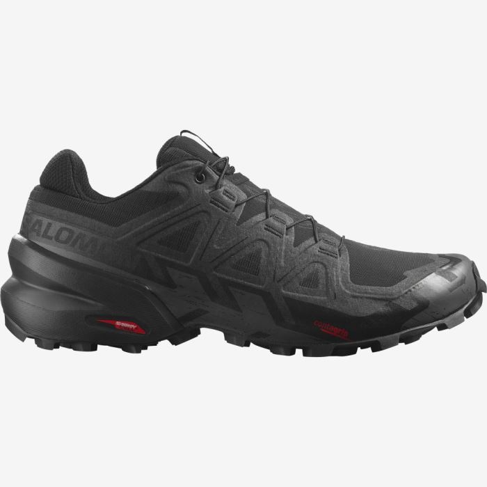 Salomon SPEEDCROSS 6 WIDE Muške Tenisice Za Trčanje Crne Crne | hmLB1qk4