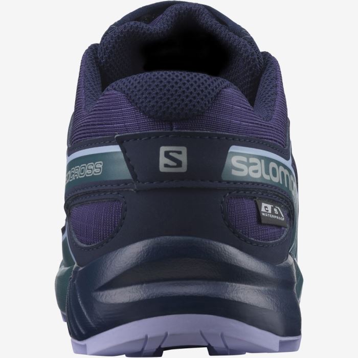 Salomon SPEEDCROSS CLIMASALOMON™ WATERPROOF Dječje Cipele Za Planinarenje Ljubičaste Plave Boje Lavande | 9rmBqFmH