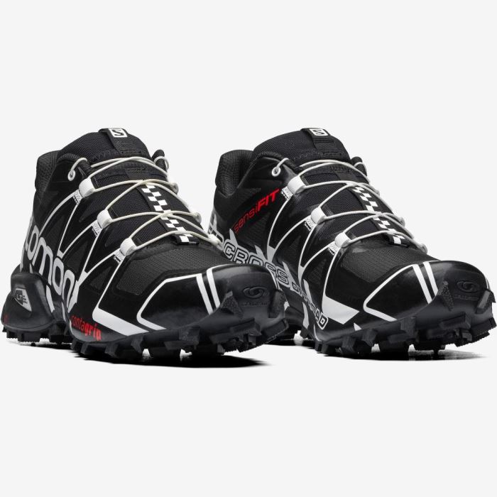 Salomon SPEEDCROSS OFFROAD Muške Tenisice Crne Bijele Bijele | v8UW6G7Z