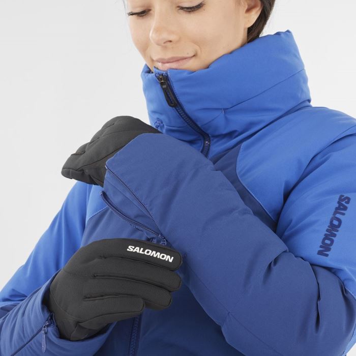 Salomon S/MAX WARM Ženske Jakne Tamnoplave Plave | 2hDyp0Sr