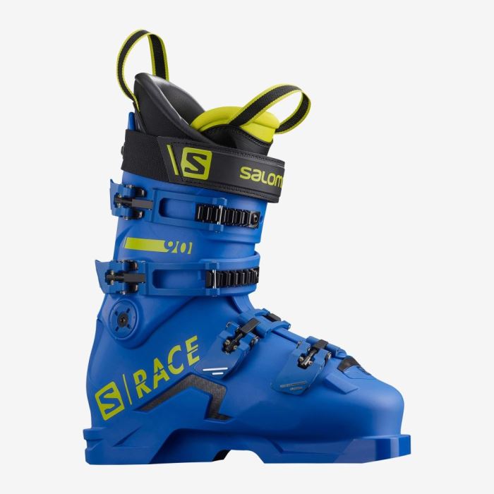 Salomon S/RACE 90 Dječje Ski Boots Plave Zelene Crne | vWFdc2Ho