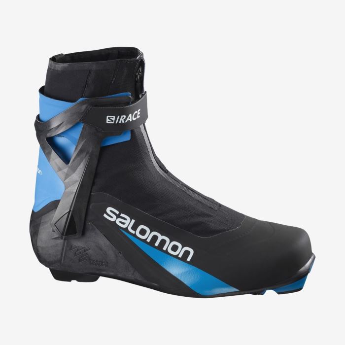 Salomon S/RACE CARBON SKATE EL Ženske Ski Boots Crne Plave | 1XuAl61o