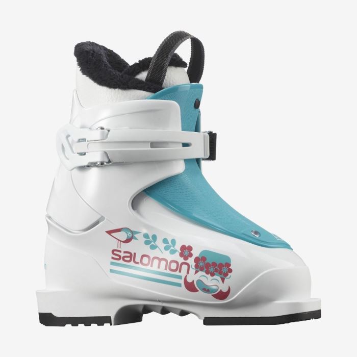 Salomon T1 GIRLY Dječje Ski Boots Bijele Plave | kasaMRfY