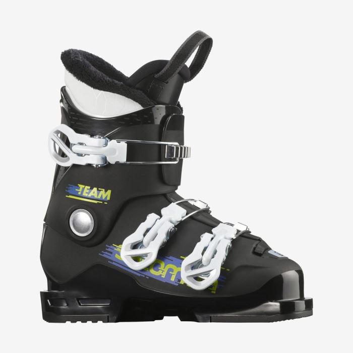 Salomon TEAM T3 Dječje Ski Boots Crne Bijele | TVuj42fM