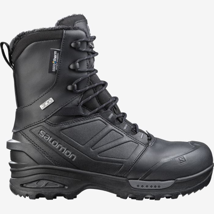 Salomon TOUNDRA FORCES CLIMASALOMON™ WATERPROOF Muške Forces Crne Crne | B21UZLhw