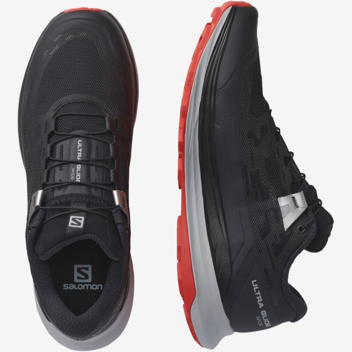 Salomon ULTRA GLIDE WIDE Muške Tenisice Za Trčanje Crne | z1KHKD5p