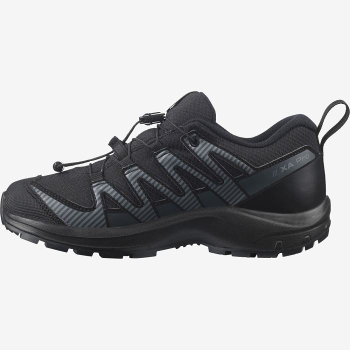 Salomon XA PRO V8 CLIMASALOMON™ WATERPROOF Dječje Cipele Za Planinarenje Crne Crne | GozEO3i7