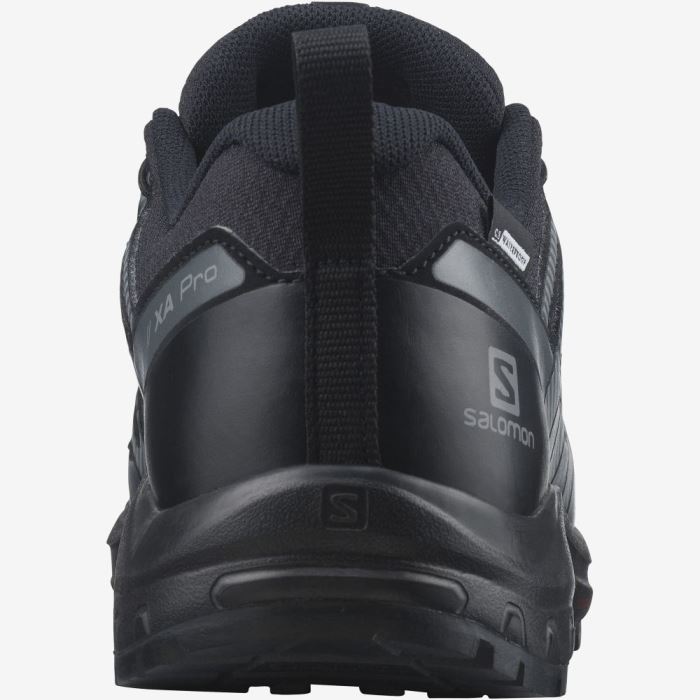 Salomon XA PRO V8 CLIMASALOMON™ WATERPROOF Dječje Cipele Za Planinarenje Crne Crne | GozEO3i7