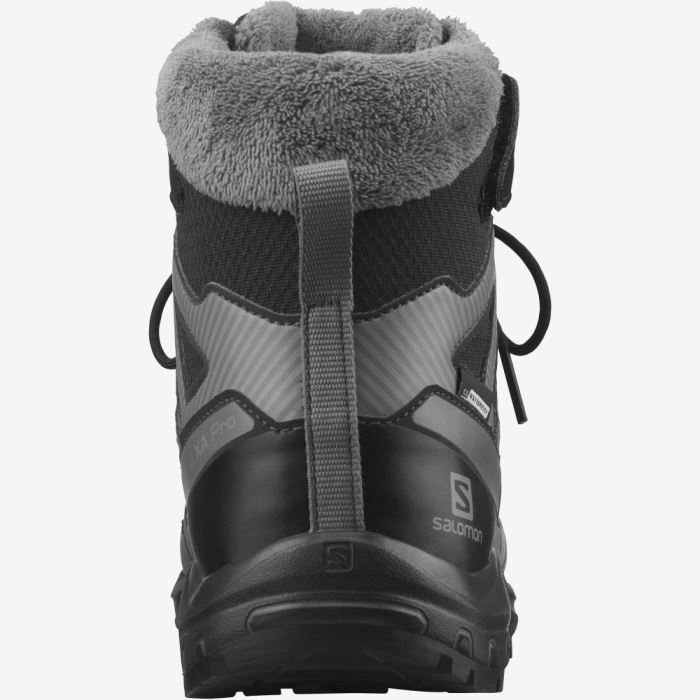 Salomon XA PRO V8 WINTER CLIMASALOMON™ WATERPROOF Dječje Cipele Za Planinarenje Crne | ACmm7N1B