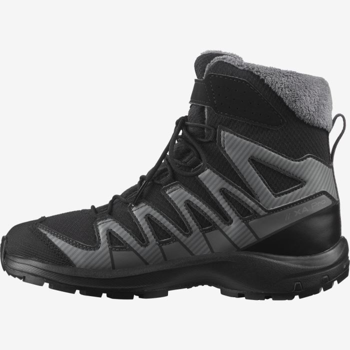 Salomon XA PRO V8 WINTER CLIMASALOMON™ WATERPROOF Dječje Cipele Za Planinarenje Crne | ACmm7N1B