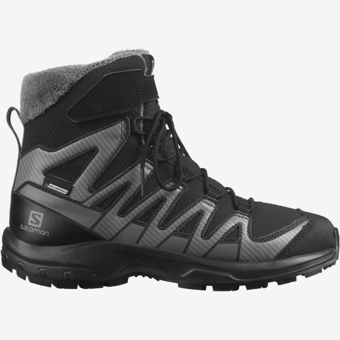 Salomon XA PRO V8 WINTER CLIMASALOMON™ WATERPROOF Dječje Cipele Za Planinarenje Crne | ACmm7N1B