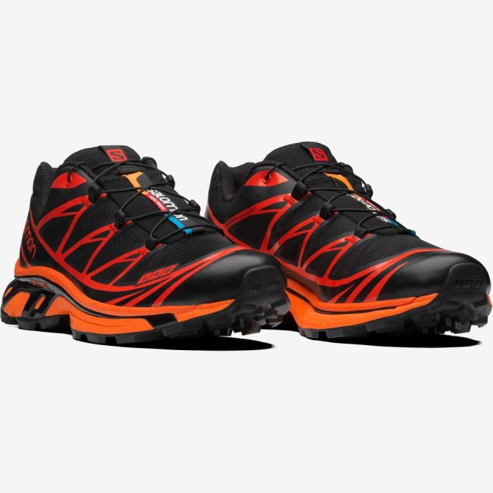 Salomon XT-6 Muške Tenisice Crne Narančaste | JPTZQVFF