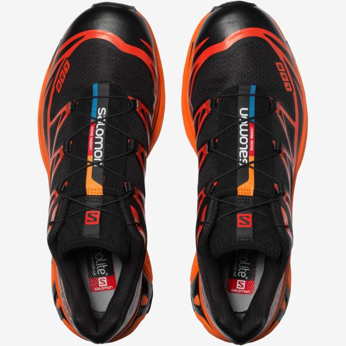 Salomon XT-6 Muške Tenisice Crne Narančaste | JPTZQVFF