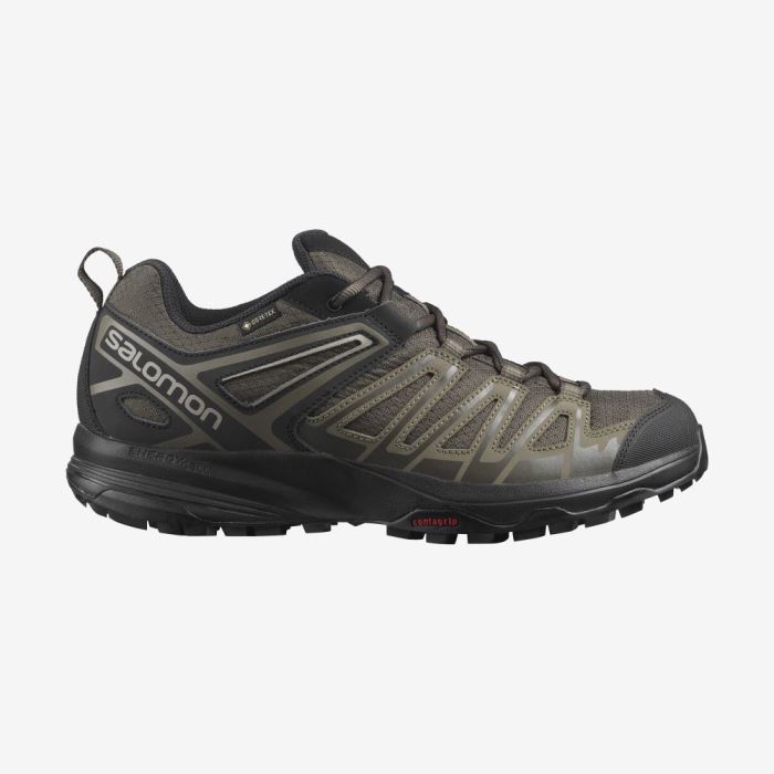 Salomon X CREST GORE-TEX Muške Cipele Za Planinarenje Crne | dxIVSXEy