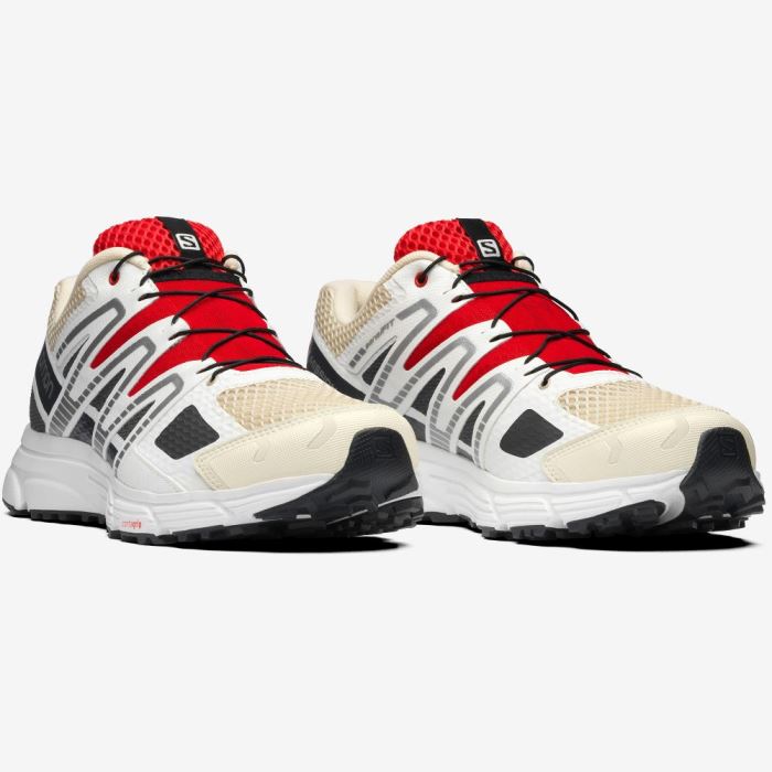 Salomon X-MISSION 4 Muške Tenisice Vanilla Ice / Ebony / Goji Berry | C46cznBu