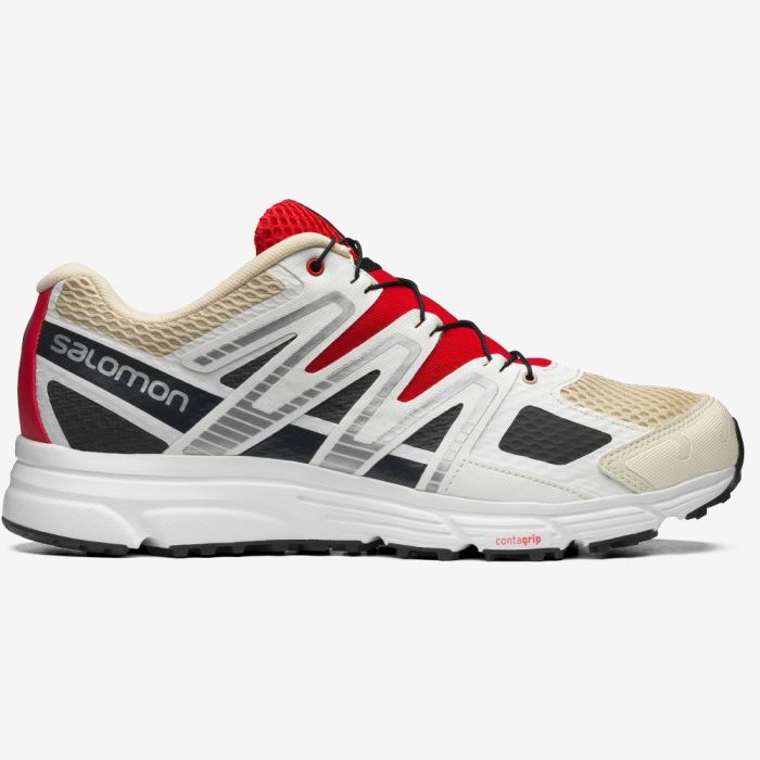 Salomon X-MISSION 4 Muške Tenisice Vanilla Ice / Ebony / Goji Berry | C46cznBu