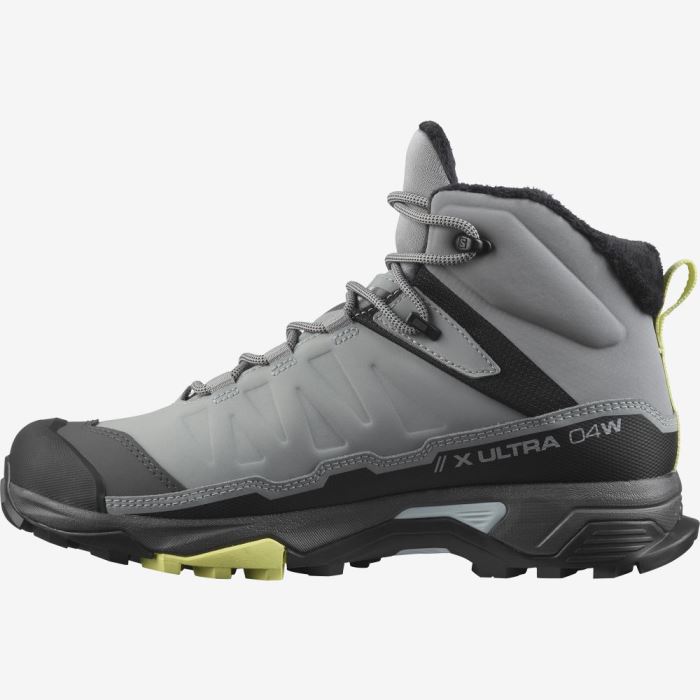 Salomon X ULTRA 4 MID WINTER THINSULATE™ CLIMASALOMON™ WATERPROOF Ženske Cipele Za Hodanje Crne | Sq7ASMxf