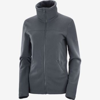 Salomon ESSENTIAL COSY FLEECE Ženske Midlayers Ebony | RhFpglOt