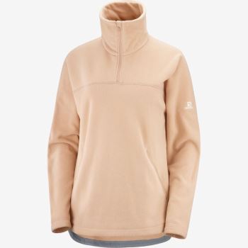 Salomon ESSENTIAL COSY FLEECE Ženske Midlayers Sirocco | Tpes4sTy