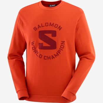 Salomon OUTLIFE LOGO SUMMER Muške Midlayers Narančaste | VNjD0tcY