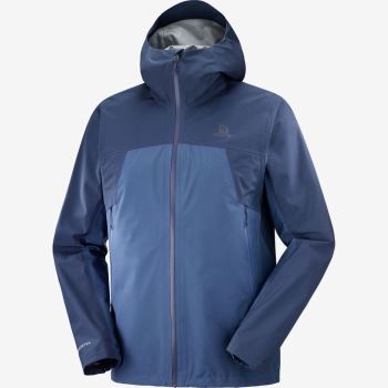 Salomon OUTLINE GORE-TEX 2.5 LAYERS Muške Jakne Tamno Indigo | iyRbj43K